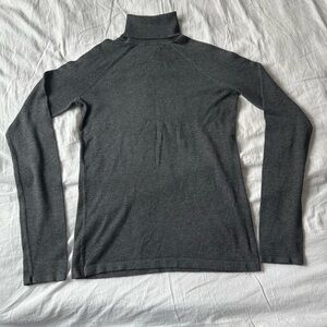 Olivia Sky Charcoal Turtleneck Sweater